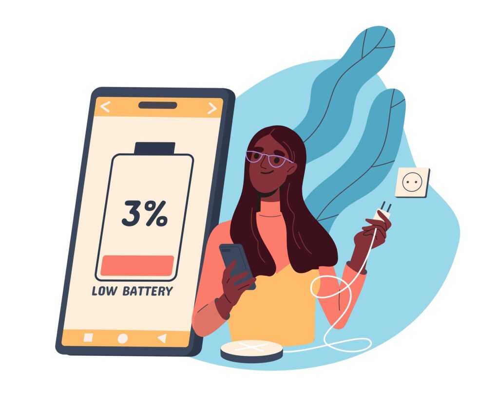 Hur mycket batteri använder platstjänster?